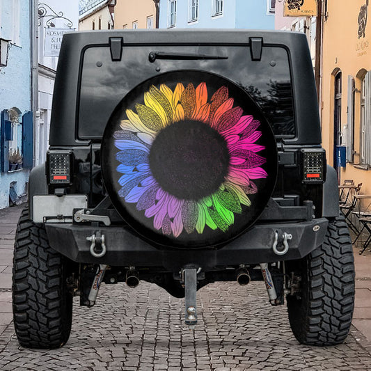 Colorful-SunFlower-Tire-Cover