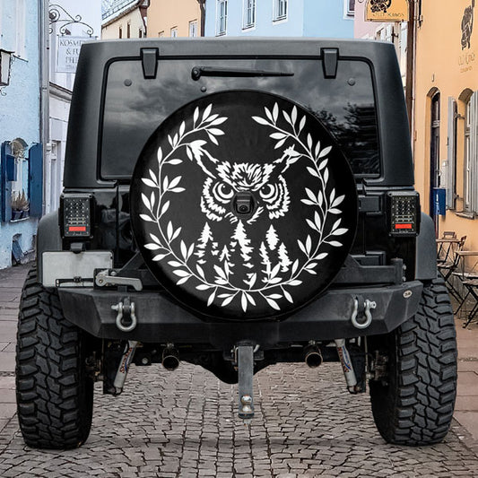 Forest-Owl-Tire-Cover-With-Backup-Camera